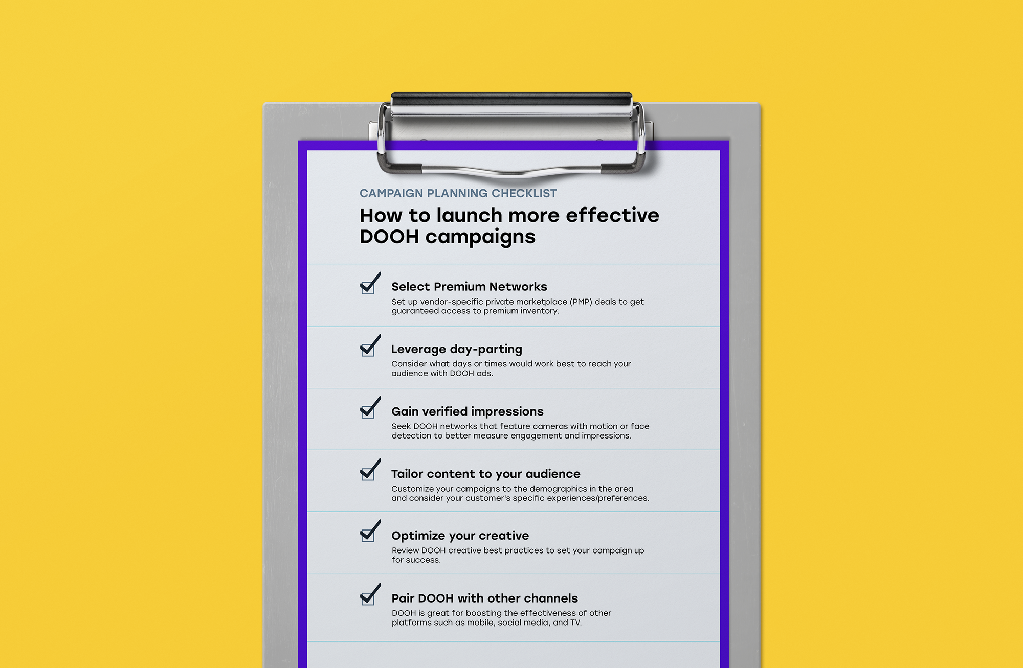 DOOH Strategy - How to Be Efficient with Your Campaigns | Grocery TV